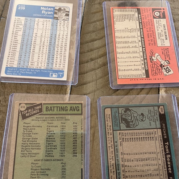 Baseball ⚾️ Cards Vintage 4 total - Picture 2 of 11